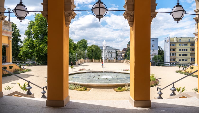 Powiększ obraz: <p>Fontanna zdobi dziś Bastion Sakwowy</p>